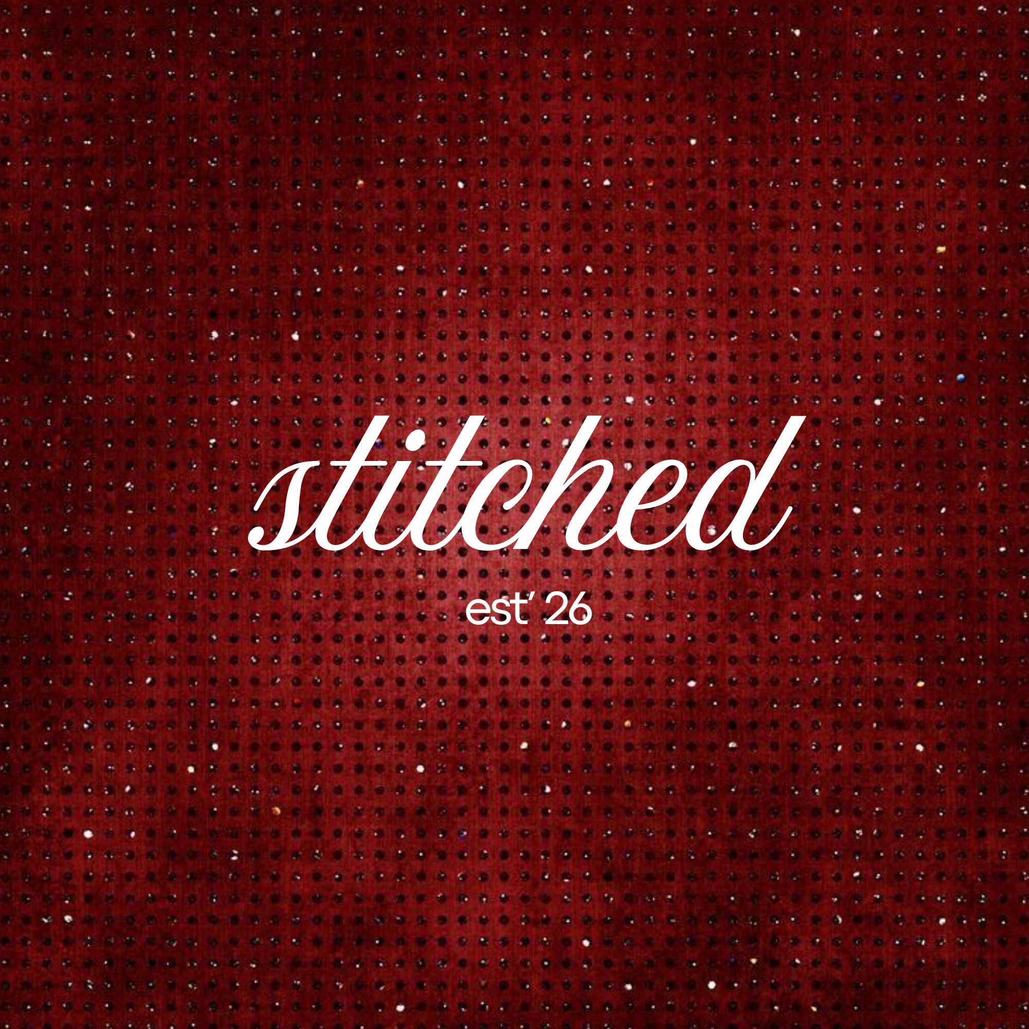 Stitched emblem